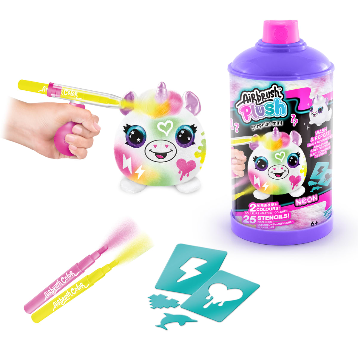 AIRBRUSH PLUSH – MINI MYSTERY KIT-NEON 0