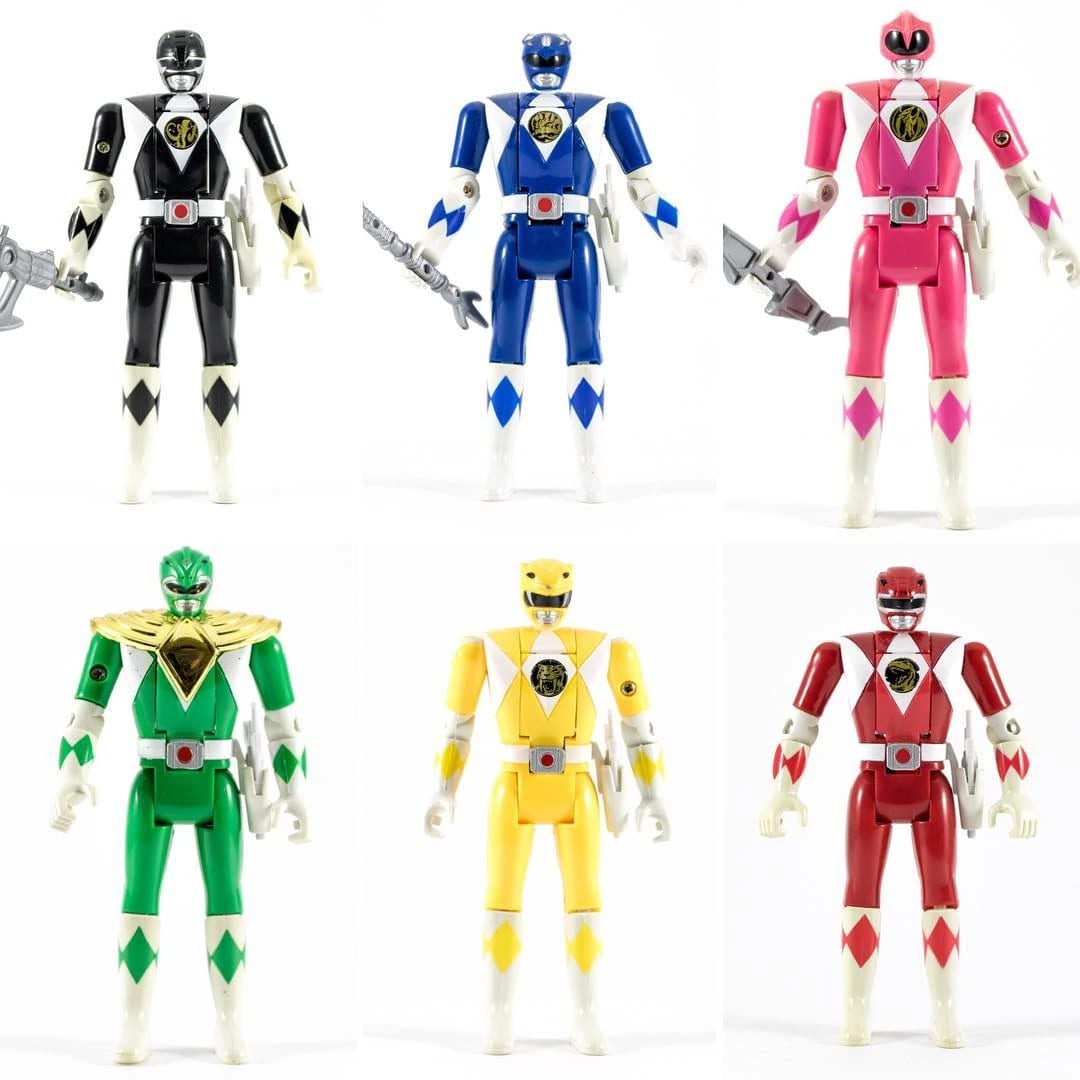 POWER RANGERS FIGURA GIRA CABEZA 2