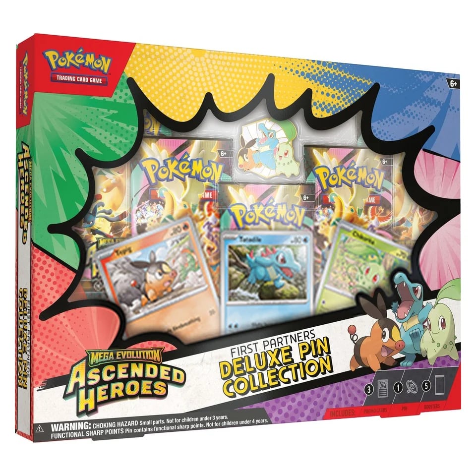 ESPAÑOL Ascended Heroes First Partners Deluxe Pin Collection 0