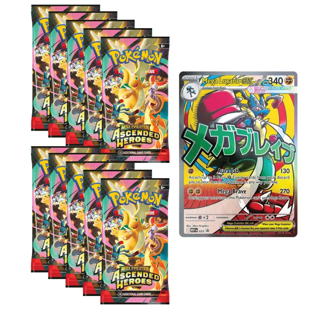 POKÉMON ASCENSO HEROICO - COLECCIÓN PRÉMIUM MEGA-LUCARIO (ESPAÑOL)1