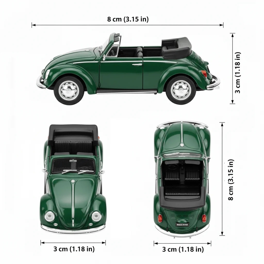 WELLY - OLKWAGEN BEETLE (CONVERTIBLE)1