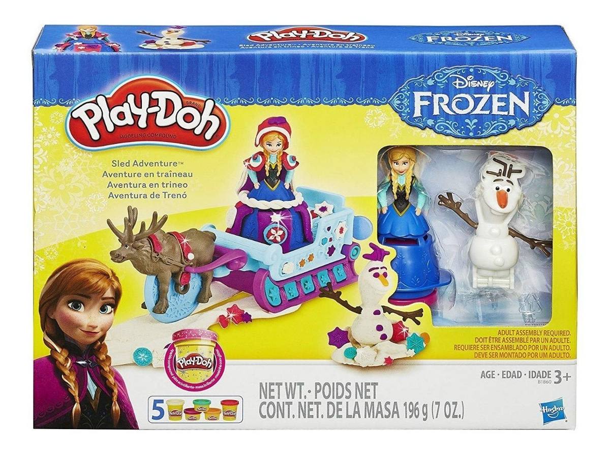 PLAYDOH FROZEN AVENTURA EN TRINEO 0