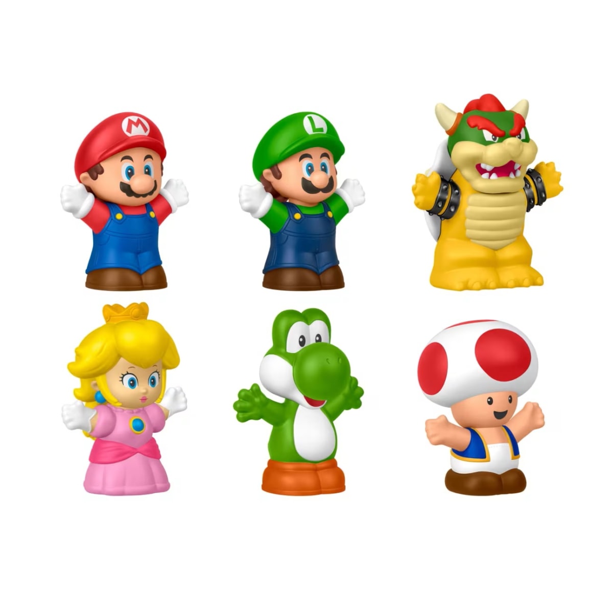 LITTLE PEOPLE PAQUETE DE FIGURAS DE BAÑO MARIO BROS2