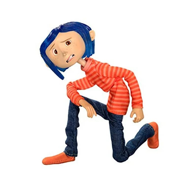 Coraline Figures - 7  Articulated Coraline In Striped Shirt And Jeans1