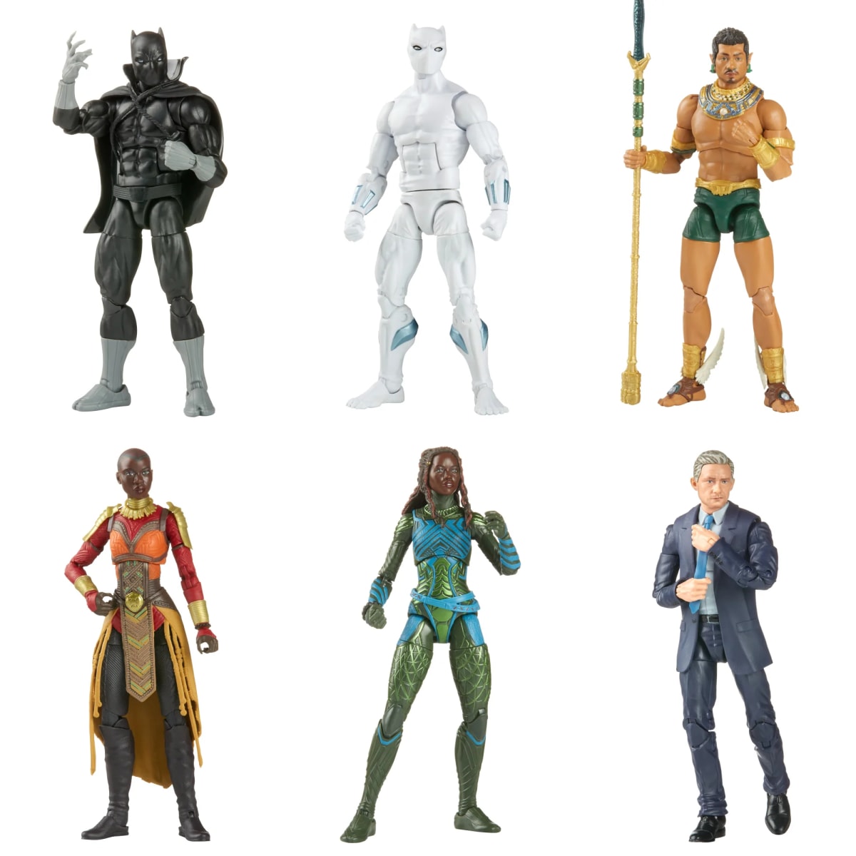 MARVEL LEGENDS BLACK PANTHER 2 - SET 6 FIGURAS2