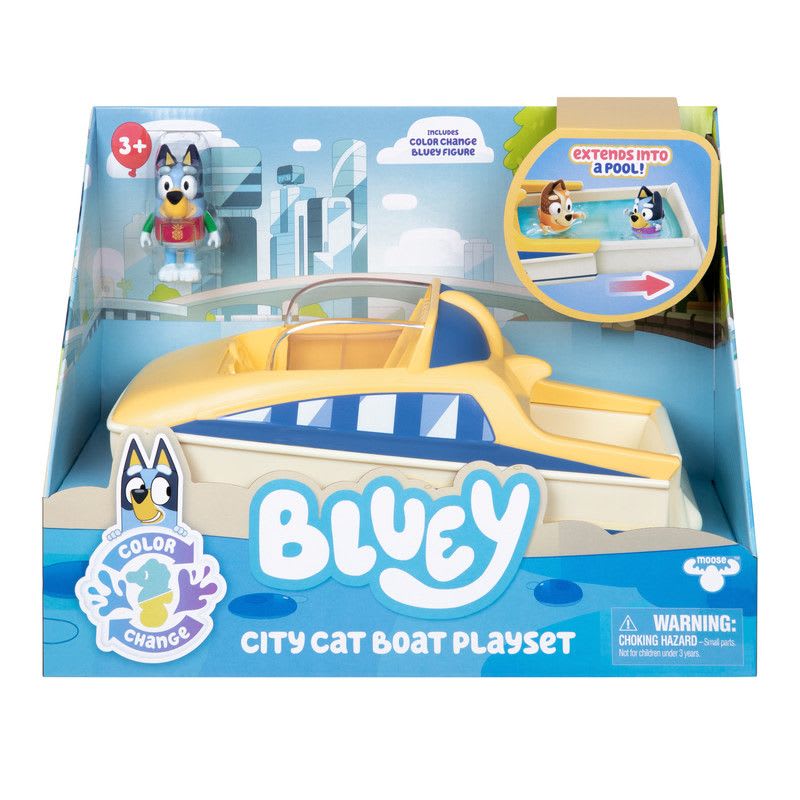 BLUEY S13 COLOR CHANGE BLUEY'S MOTORBOAT VEHICLE EXCLUSIVE 0