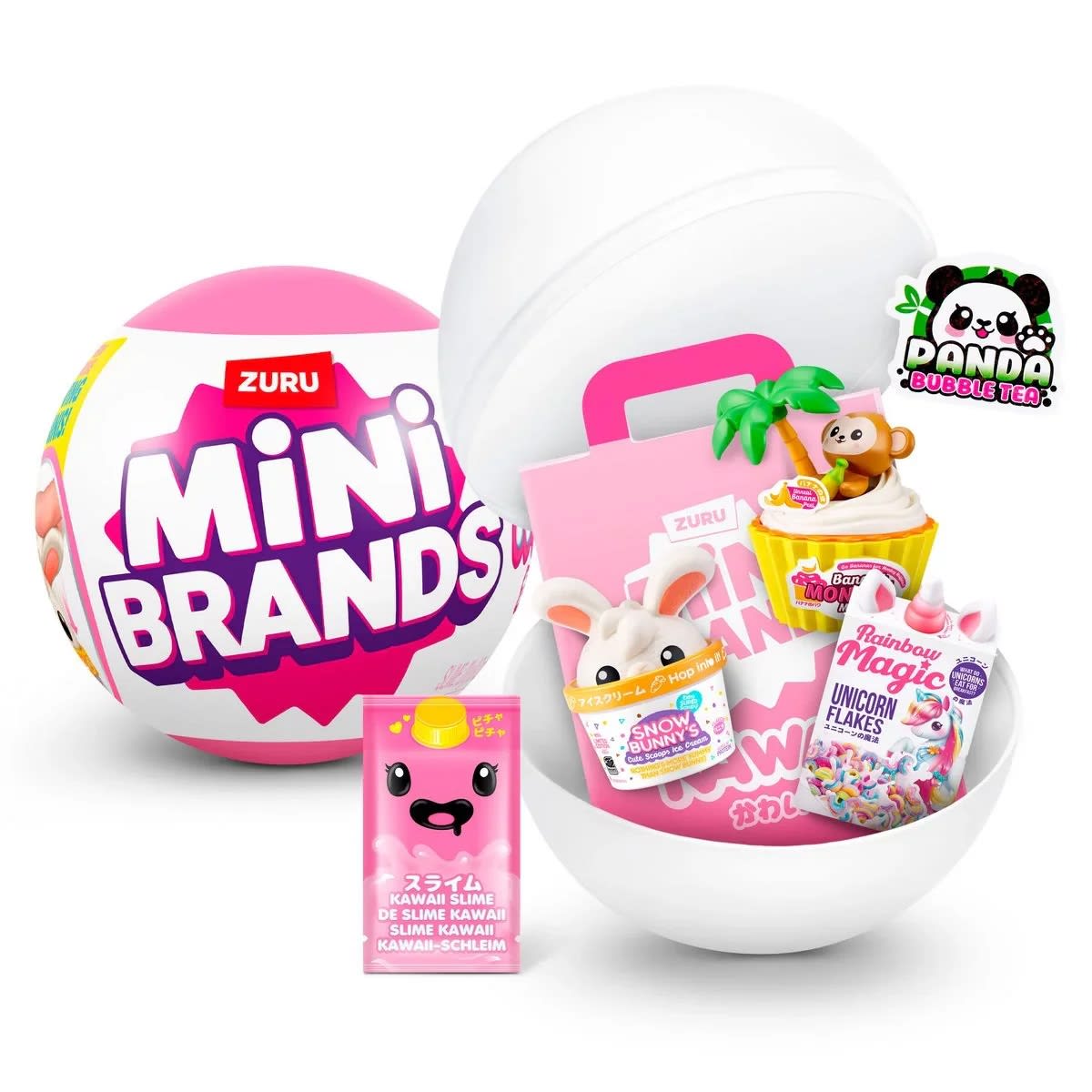 MINI BRANDS CON 5 SORPRESAS SERIE KAWAII DE ZURU3