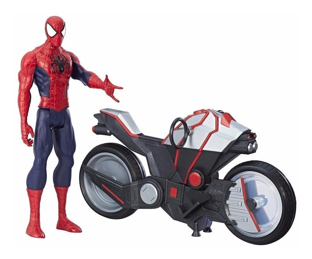 SPIDERMAN TITAN HERO CON ARACNOMOTO 2