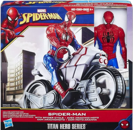 SPIDERMAN TITAN HERO CON ARACNOMOTO  0