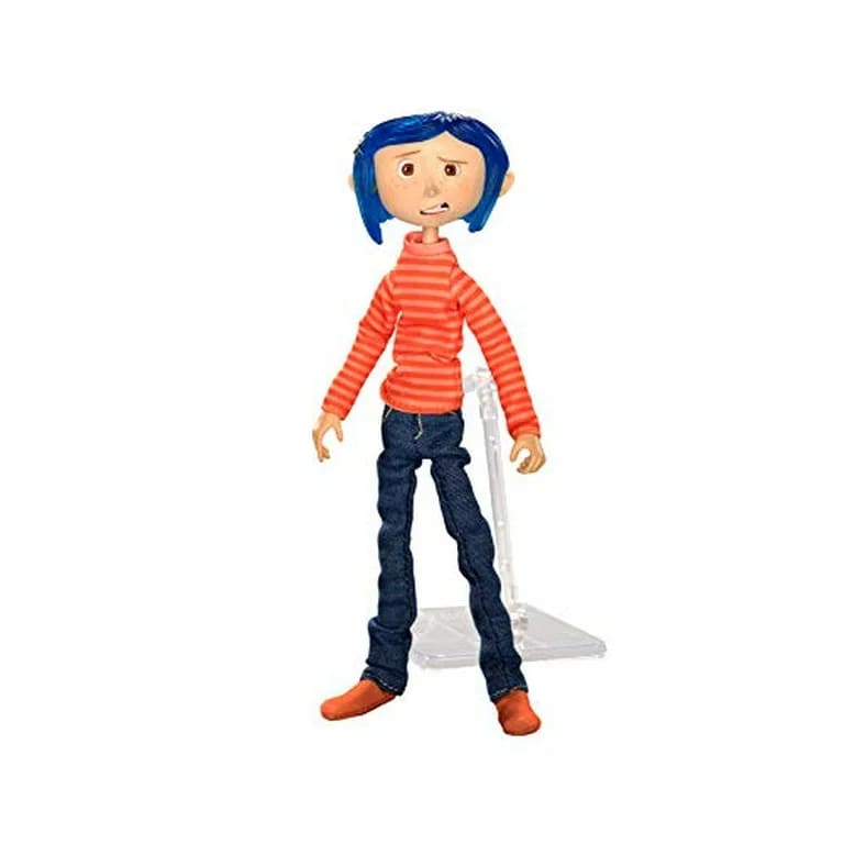 Coraline Figures - 7  Articulated Coraline In Striped Shirt And Jeans2