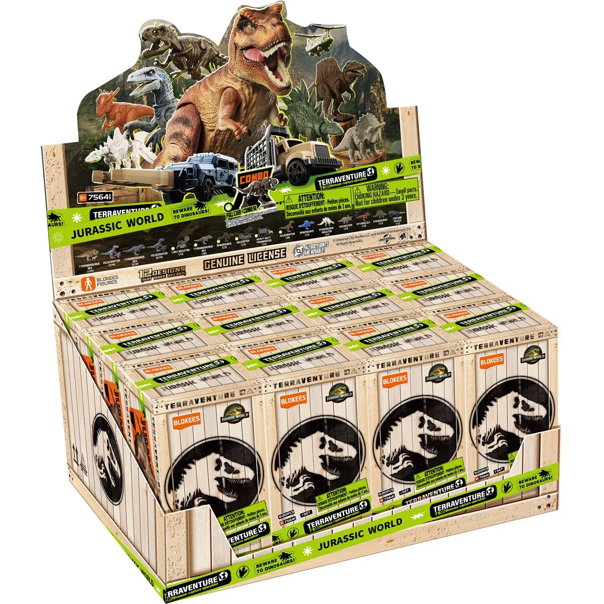 Figures Jurassic World TERRAVENTURE Surprise Wave 01 Dinosaur Capture Operation3
