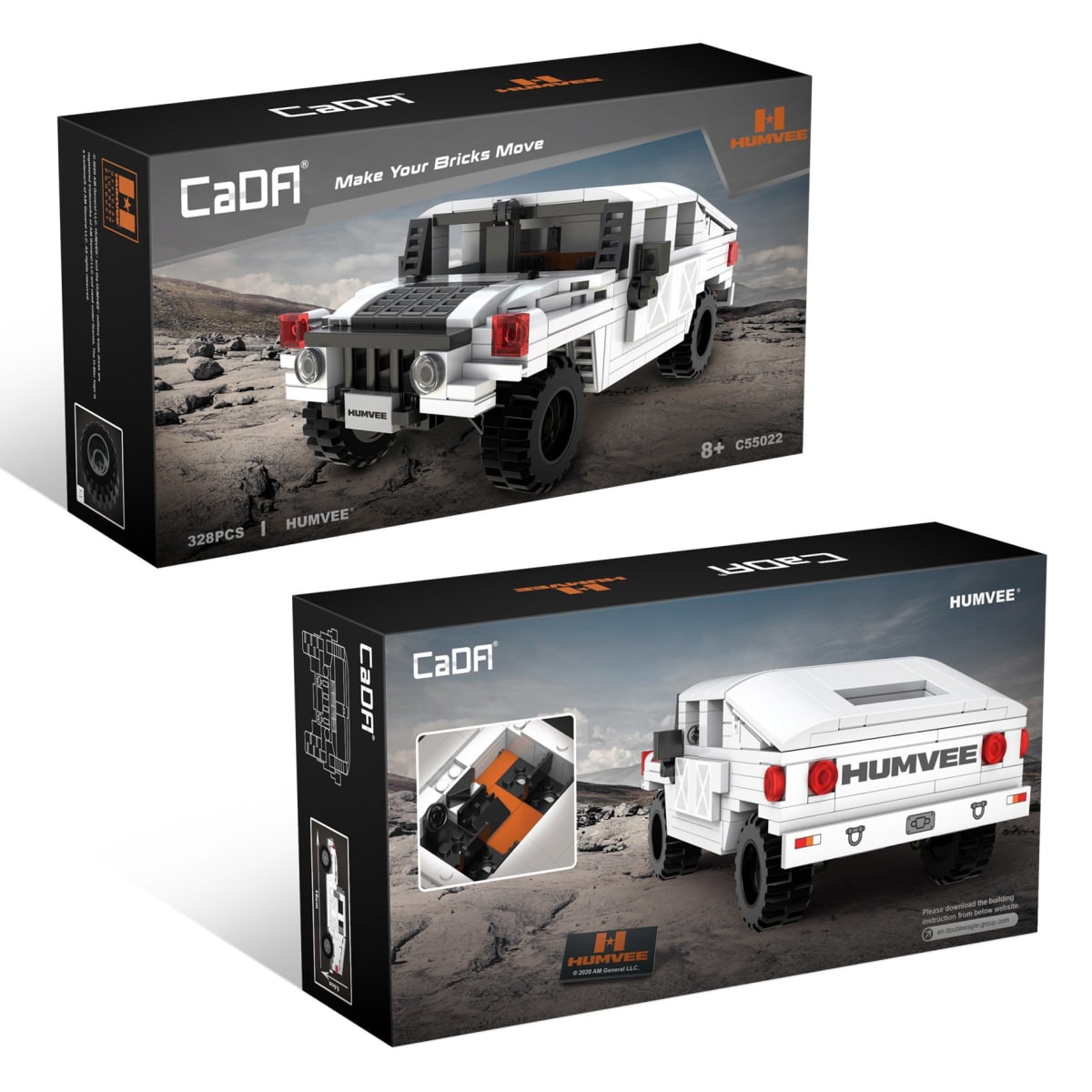 CADA Humvee Off Road Truck Armable 328pcs 1