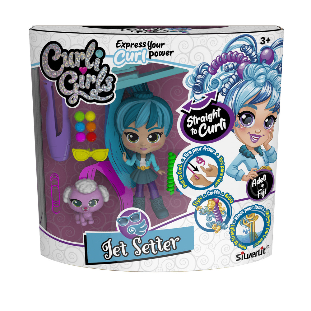 CURLI GIRLS MUÑECA Y MASCOTA STRAIGHT TO CURLI SURTIDO 0