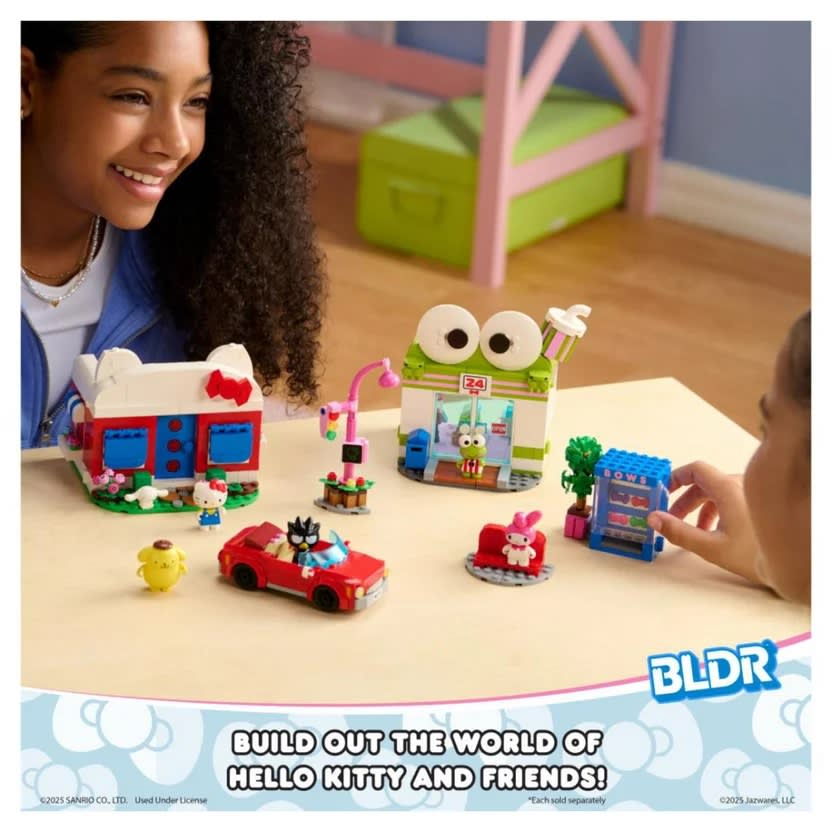 HELLO KITTY SET CONSTRUCCION CON MOÑOS 145 PCS3