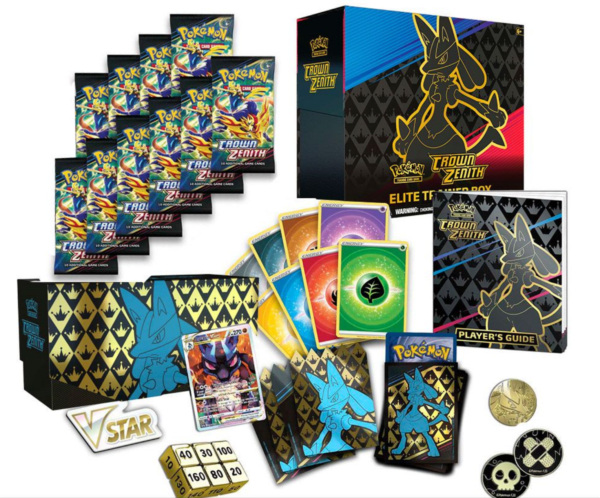 POKEMON CROWN ZENITH ELITE TRAINER BOX INGLÉS1