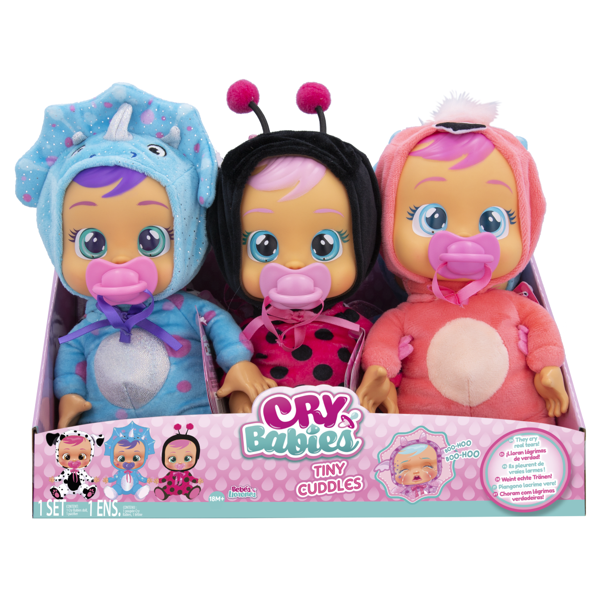 CRY BABIES TINY CUDDLES SURTIDO 1
