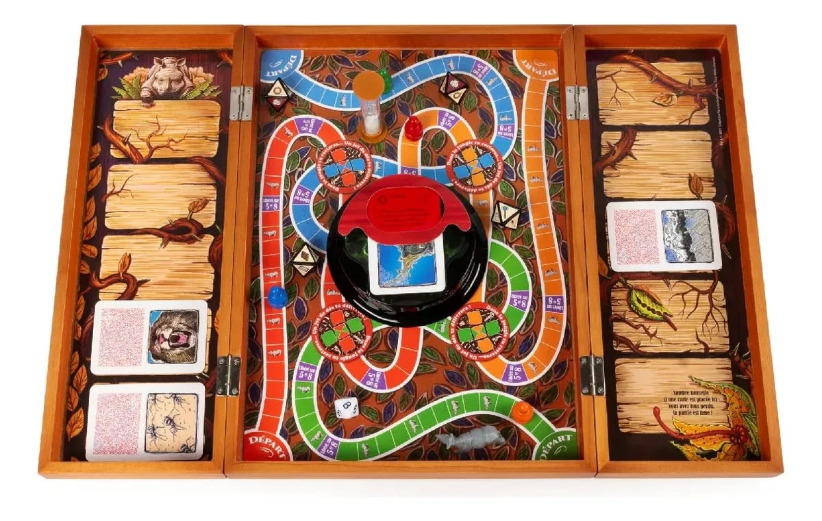 JUEGO DE MESA - JUMANJI EDICIÓN CLASICA CAJA MADERA2