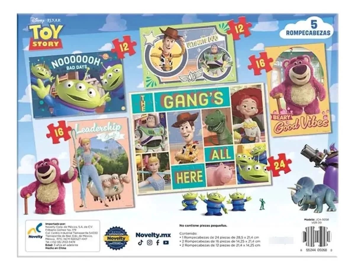PUZZLE TOY STORY 5 - 5 MODELOS2