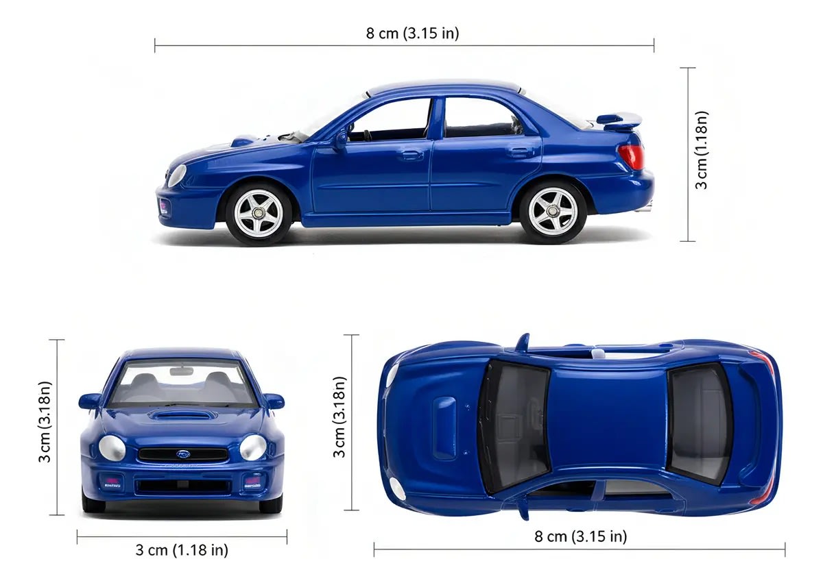 WELLY - AUTO SUBARU IMPREZA WXR STI2