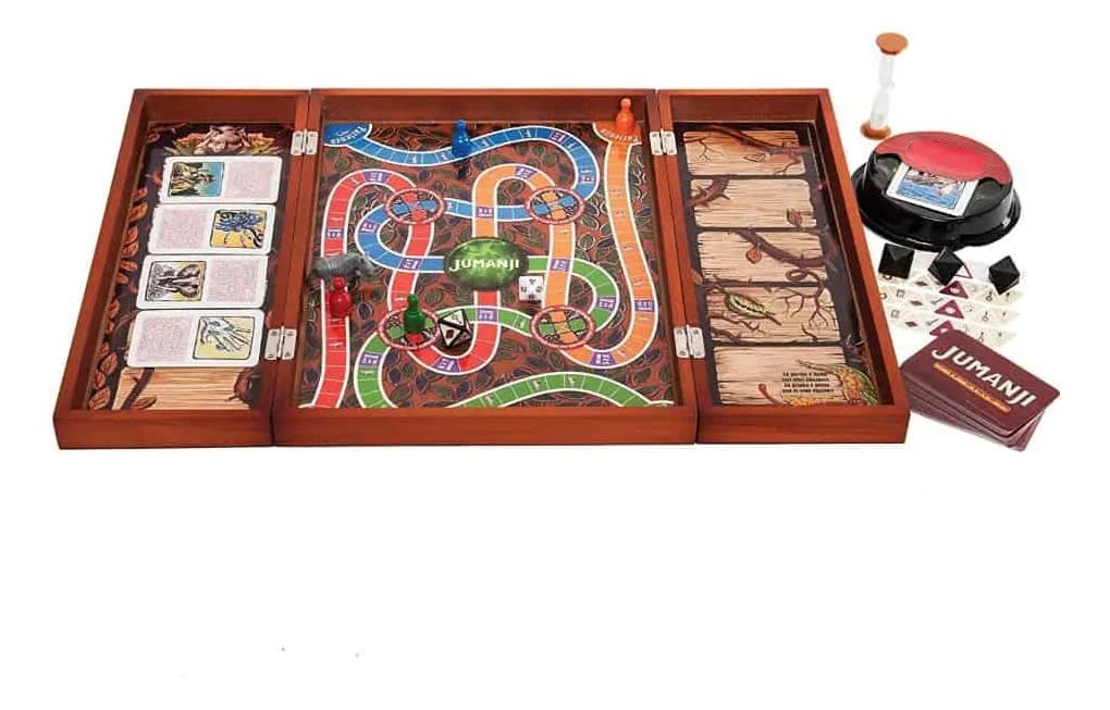 JUEGO DE MESA - JUMANJI EDICIÓN CLASICA CAJA MADERA1