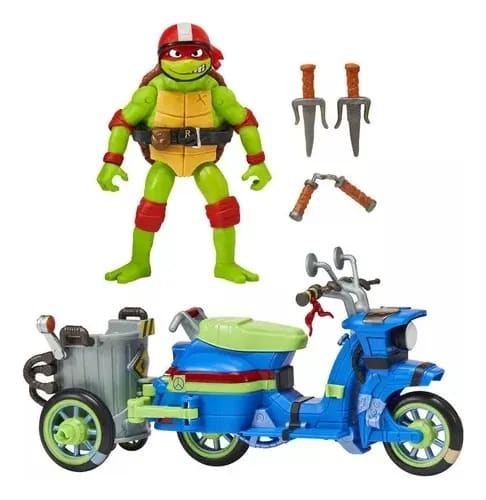 TMNT PELICULA TORTUGA NINJA Y MOTO SURTIDO1