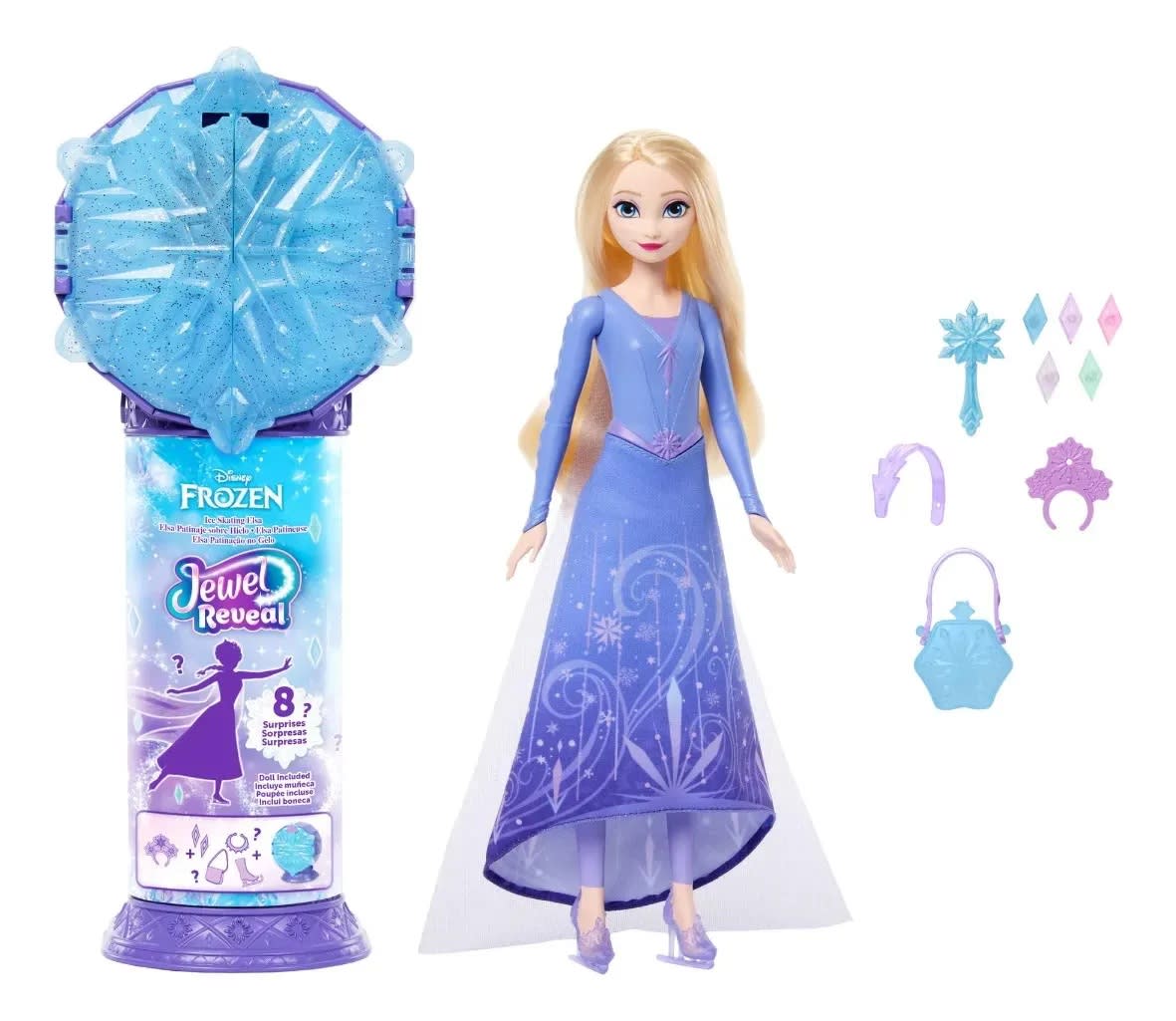 DISNEY FROZEN REVEAL ELSA PATINAJE SOBRE HIELO4