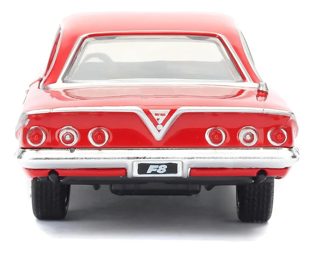 JADA TOYS FAST AND FURIOUS 1961 CHEVROLET IMPALA GLOSSY RED2