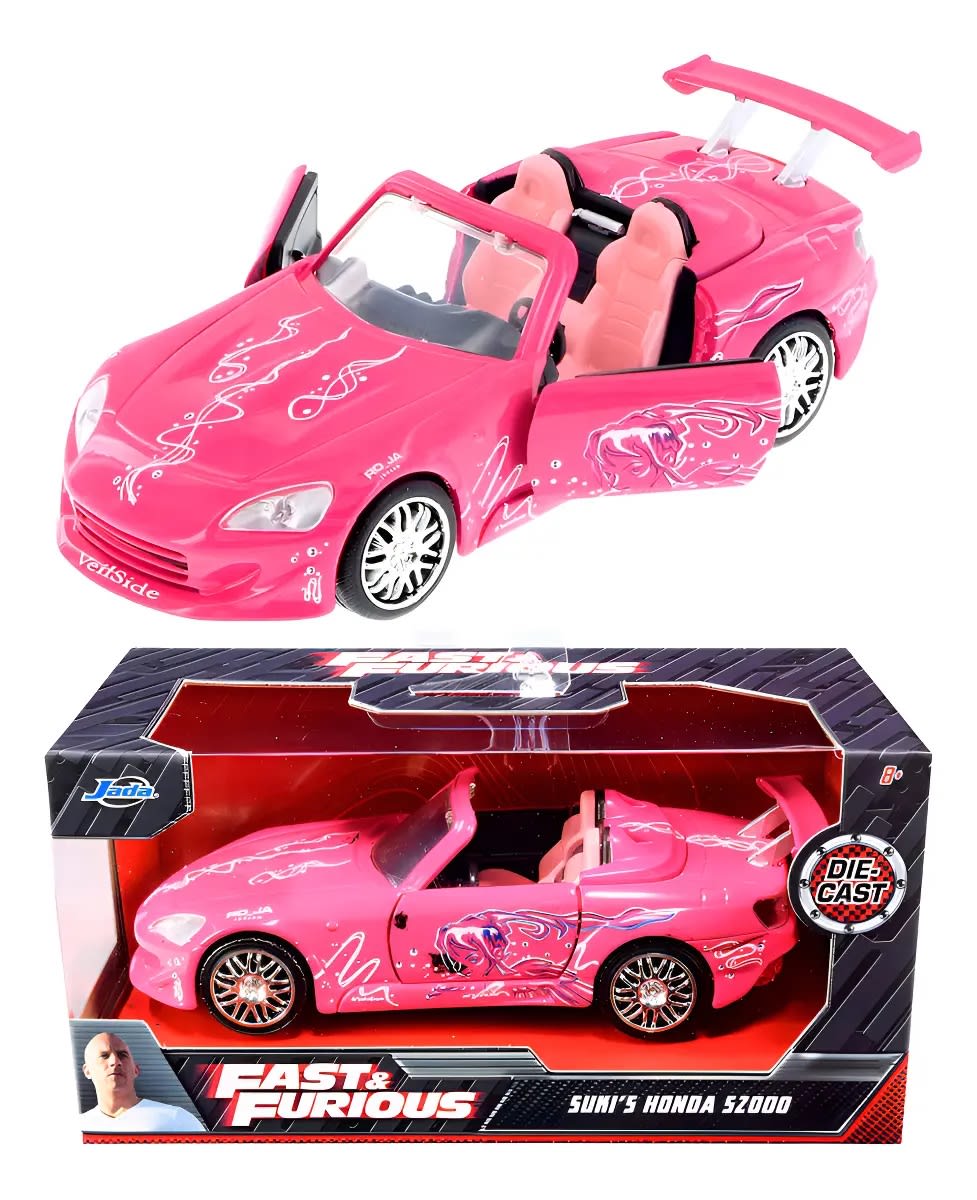 JADA TOYS FAST AND FURIOUS HONDA S2000 PINK2