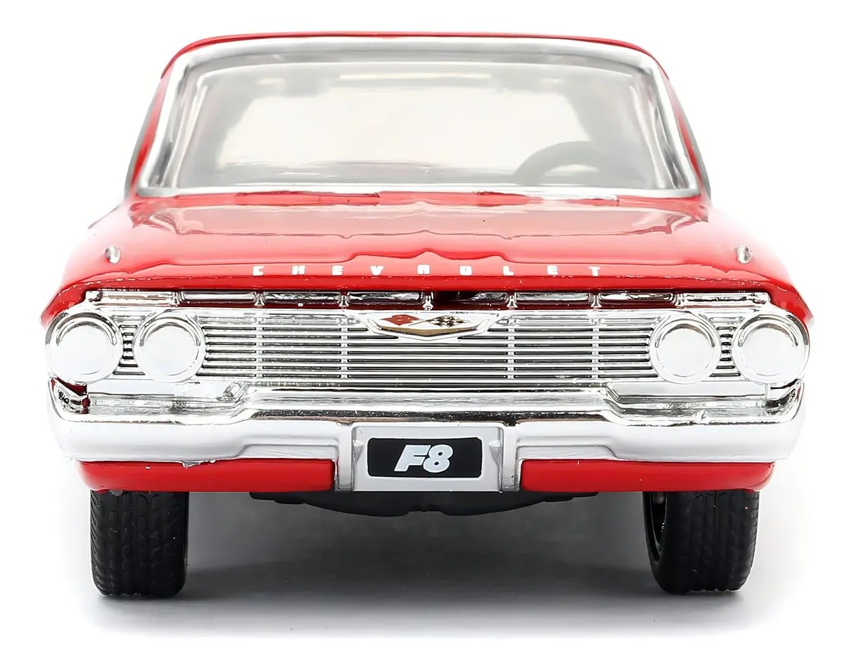 JADA TOYS FAST AND FURIOUS 1961 CHEVROLET IMPALA GLOSSY RED3