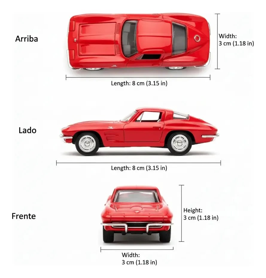 WELLY - AUTO CHEVROLET CORVETTE 19632