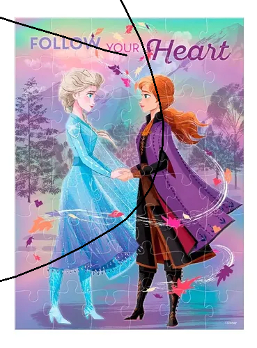PUZZLE METALIZADO FROZEN 48 PCS2