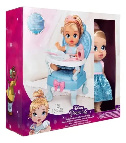 PRINCESAS DISNEY MUÑECAS BEBE CON SILLA surtido1