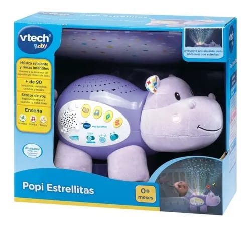 VTECH PROYECTOR POPI ESTRELLITA HIPOPOTAMO 1