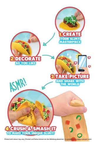 SLIMY DIY - STREET FOOD CRUSH MINI - TACOS2