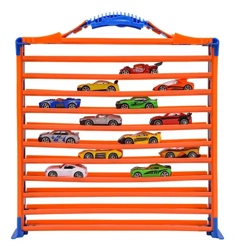 CAR CASE RACKS & TRACKS HOTWHEELS2