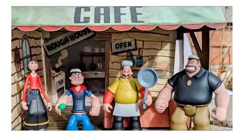 MEZCO POPEYE DELUXE BOX SET1