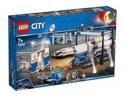 LEGO CITY ENSAMBLAJE  Y TRANSPORTE DEL COHETE  1