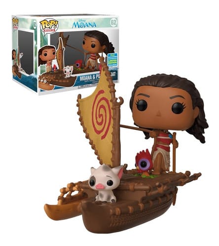 FUNKO POP RIDES: MOANA - MOANA W/ PUA ON BOAT EXCLUSIVO1