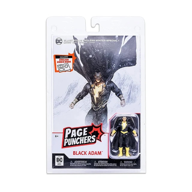 DC BLACK ADAM FIGURA CON CÓMIC 1