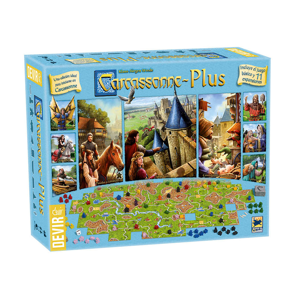 JUEGO CARCASSONNE PLUS 0