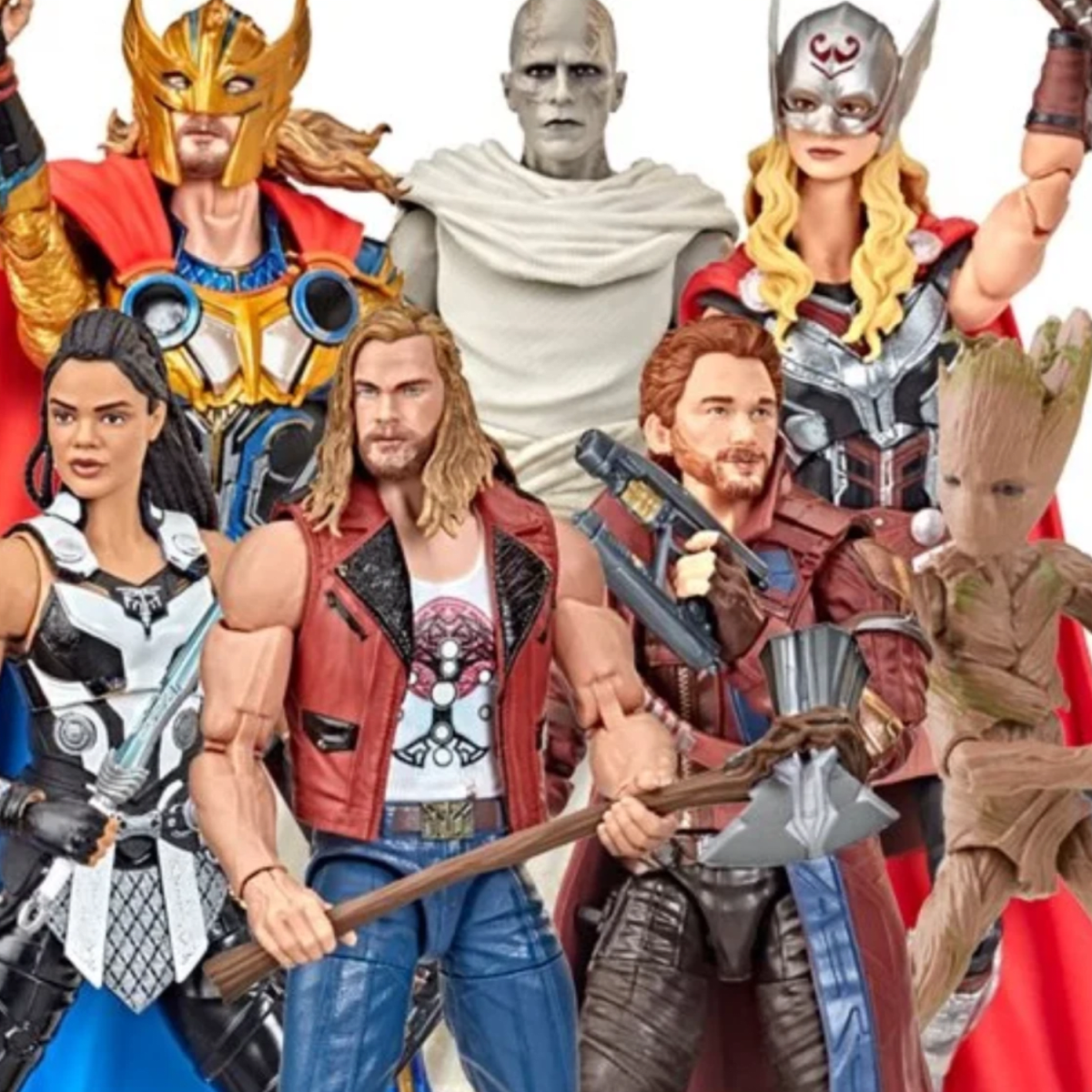 MARVEL LEGENDS THOR LOVE AND THUNDER BAF KORG SET DE 7 FIGURAS2