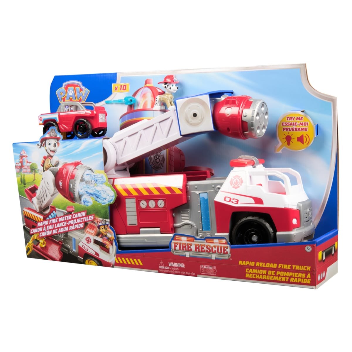PAW PATROL FIRE RESCUE CAMION DE BOMBEROS 0