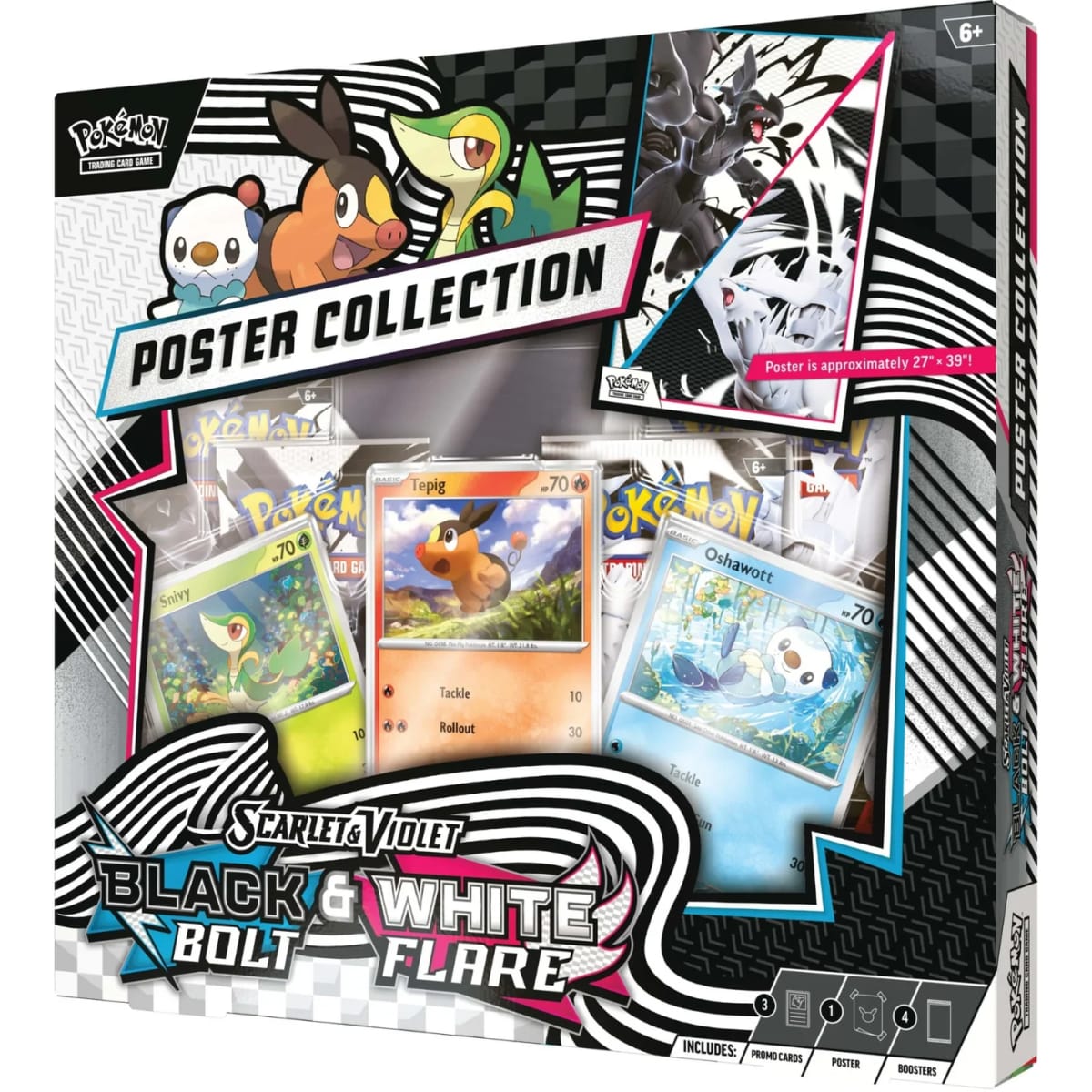 Black Bolt & White Flare - Unova Poster Collection INGLÉS JEPK2284 1