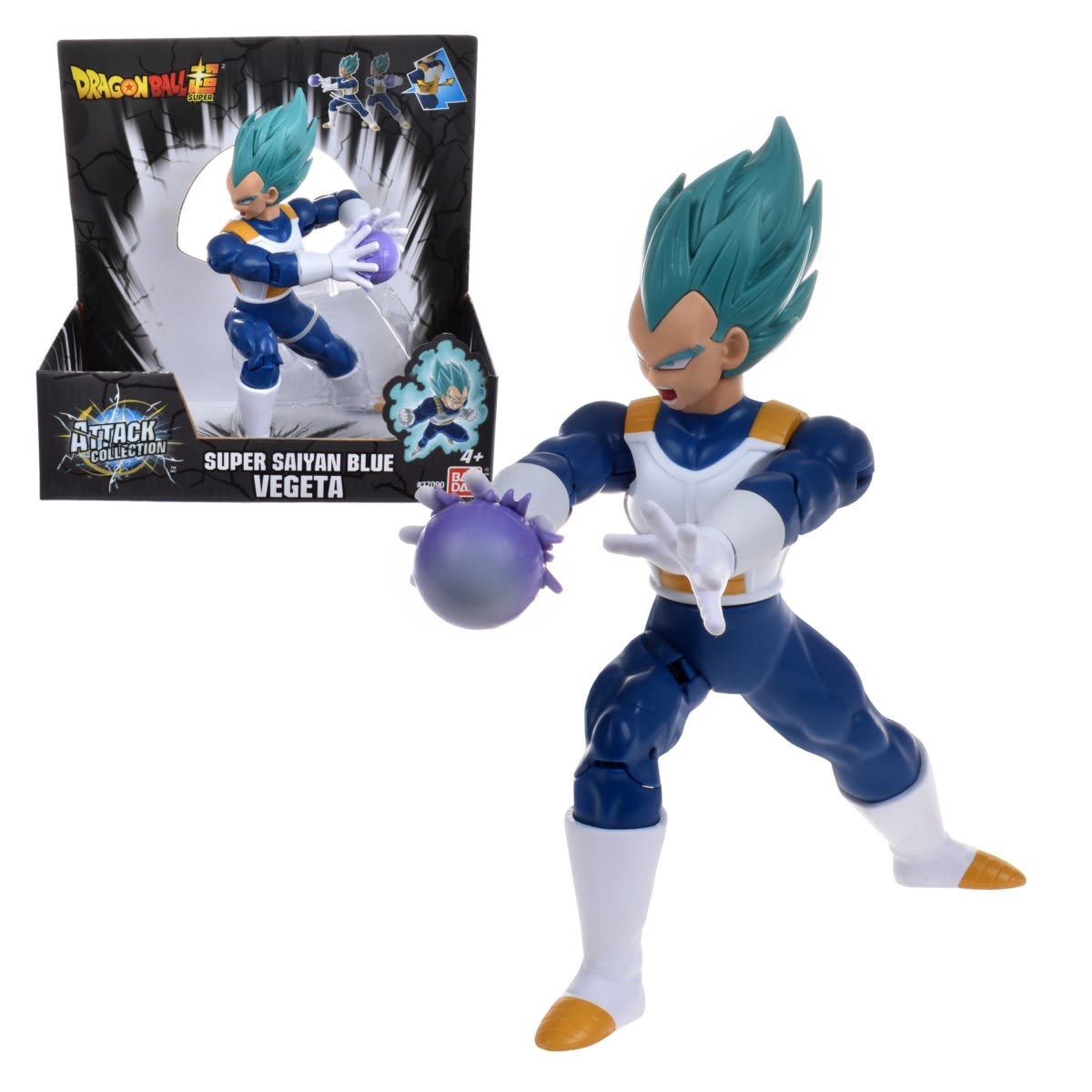 DRAGON BALL VEGETA FIGURA 18 CMS ATAQUE1