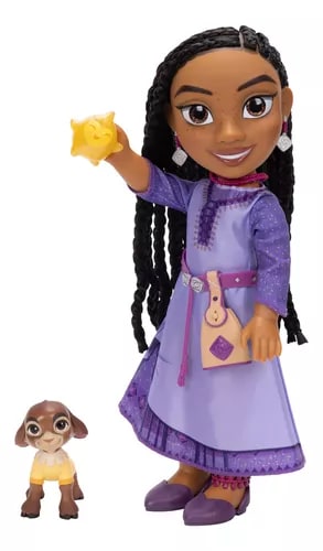 WISH MUÑECA ASHA CANTANTE Y SUS AMIGOS VALENTINO Y STAR2