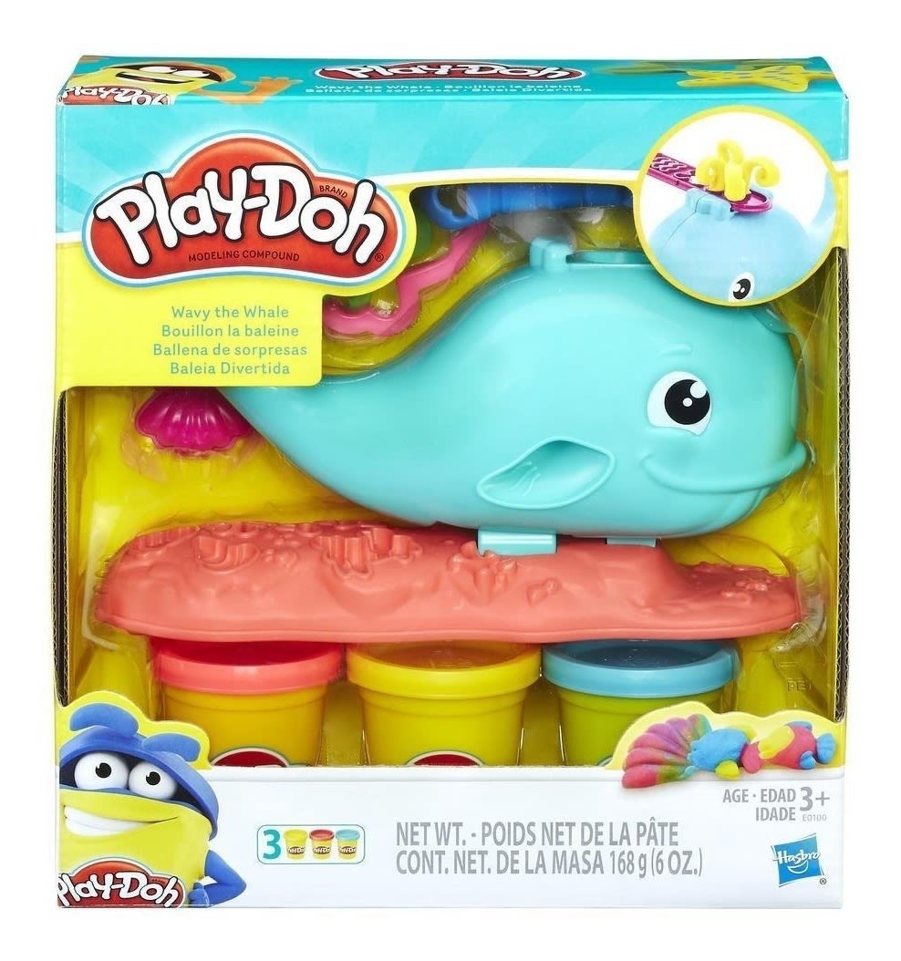 PLAYDOH BALLENA DE SORPRESAS 0