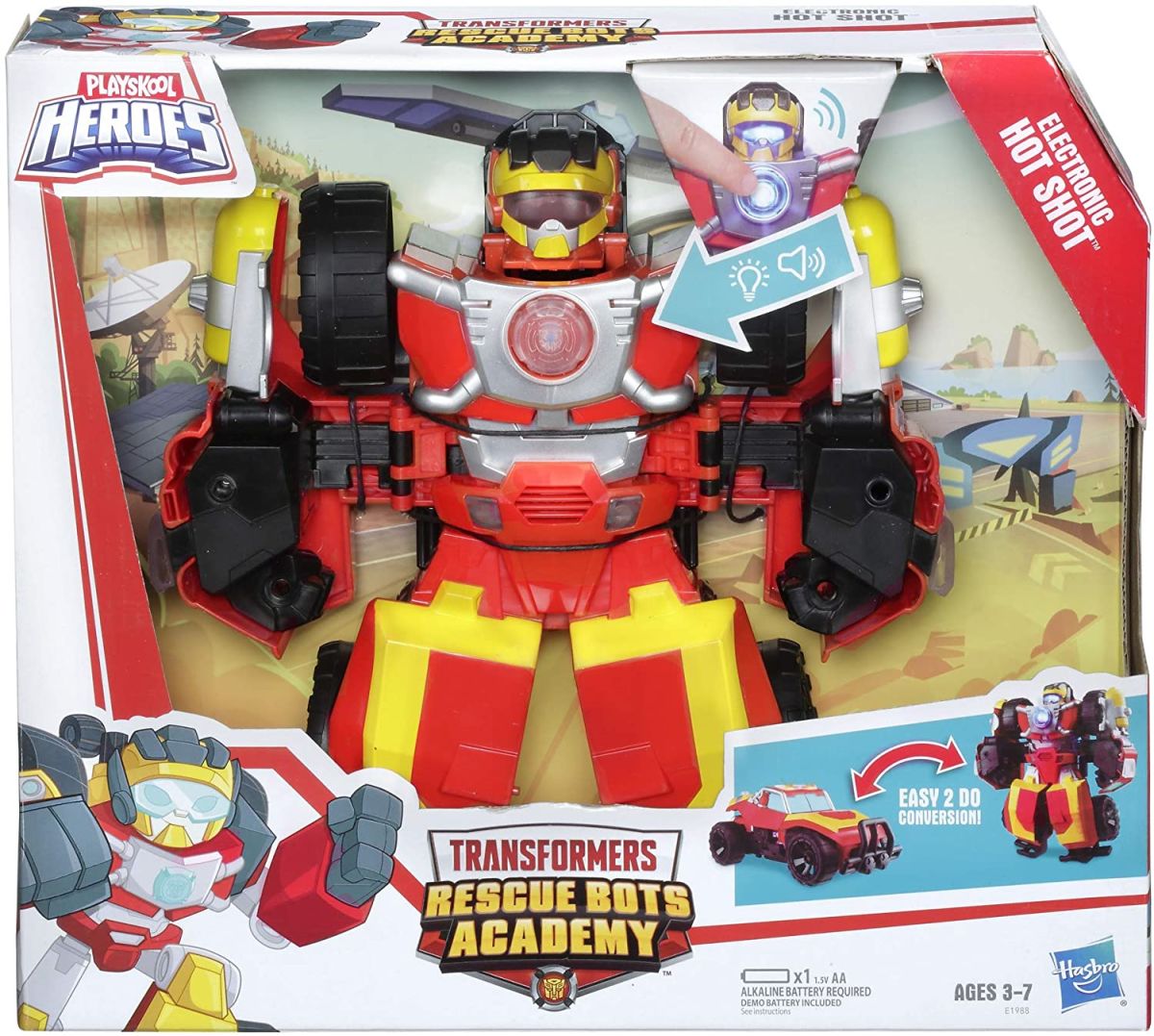 RESCUE BOTS HOT SHOT ELECTRÓNICO 0