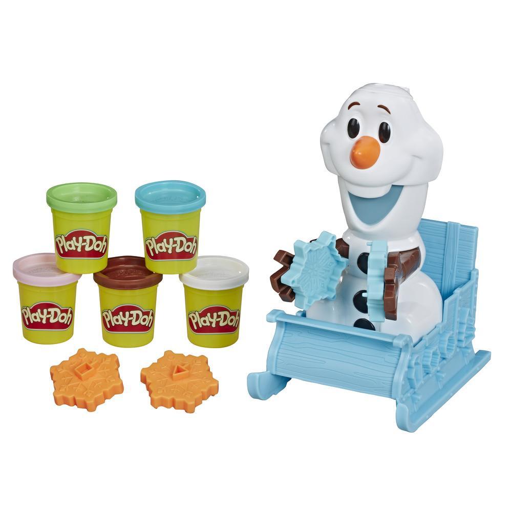 PLAYDOH FROZEN OLAF EN TRINEO2