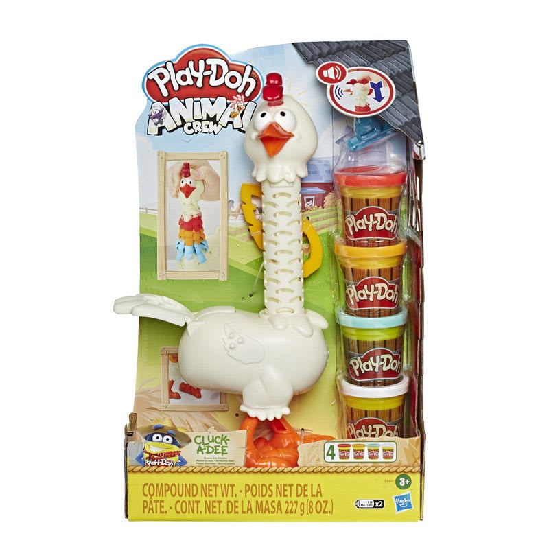 PLAYDOH ANIMAL CREW CHUCK-A-DEE PLUMAS DIVERTIDAS 0