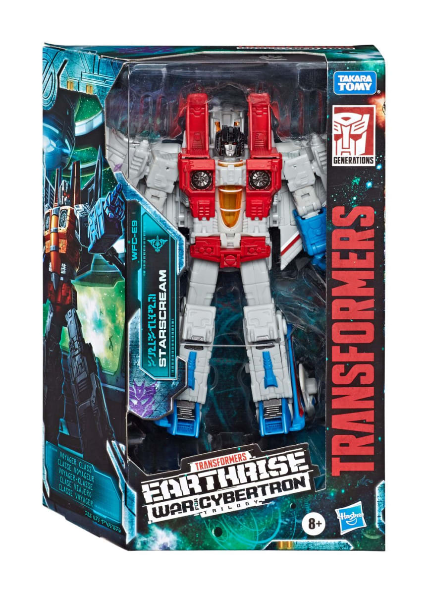 TRANSFORMERS STARSCREAM CYBERT EARTHRISE CLASE VIAJERO 0